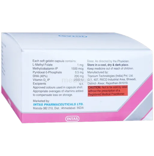 intafol d capsule 10's